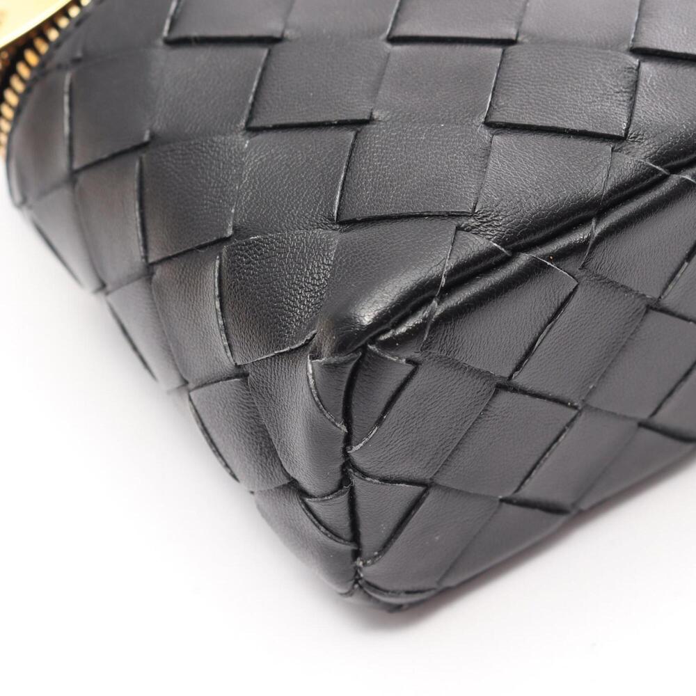 BOTTEGA VENETA Black Leather Intrecciato Bag - Picture 6 of 8